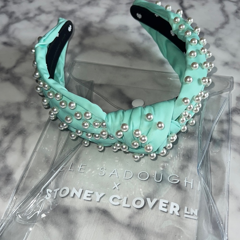 Lele Sadoughi x SCL Cotton Candy Pearl Headband